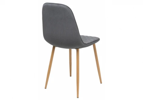 Обеденный стул на металлокаркасе Woodville Capri grey / wood 11849