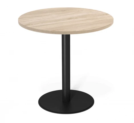 Стол Sheffilton SHT-TU43/TT 80 ЛДСП черный муар/дуб сонома 8133968604