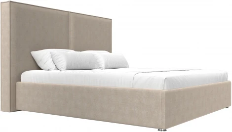 Кровать интерьерная Аура 180 (Бежевый/Рогожка) Лига Диванов арт.120543