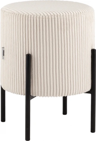 Пуф Stool Group Кейси велюр рельефный светло-серый арт.УТ000040014