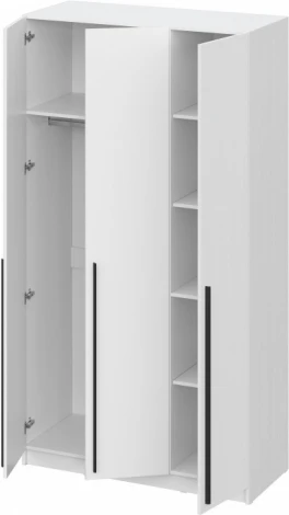 Шкафы Woodville Бирма ШК-1200 белое дерево / белое дерево