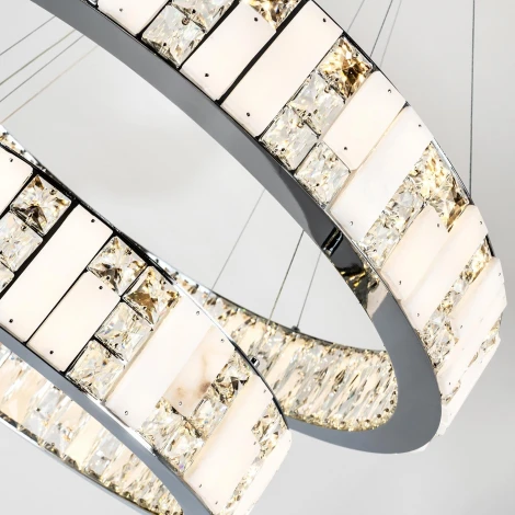 Подвесная люстра светодиодная с регулировкой цветовой температуры Modelux MODELUX ML.6985.800.600P CR