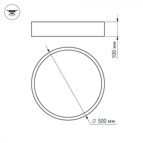 Потолочный светильник Arlight SP-TOR 022124