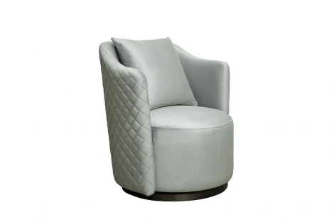 Кресло Verona вращающееся, велюр мятный Colt025-MINT/бронза 70*77*80см Garda Decor