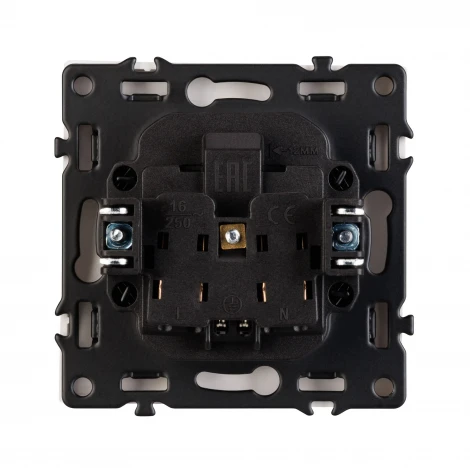Механизм электрической розетки SCT-NOBE-MEU1-SFPL-GD (230V, 16A) (Arlight) 054278