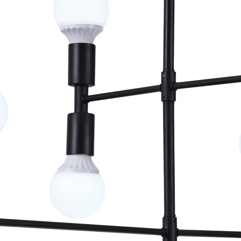 Потолочная люстра Natali Kovaltseva Loft Lux 75129/8C BLACK