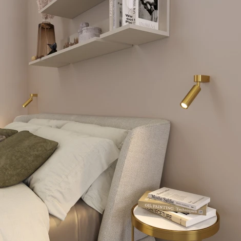 Спот Eurosvet Pitch 20143/1 LED латунь (220V, круглые)