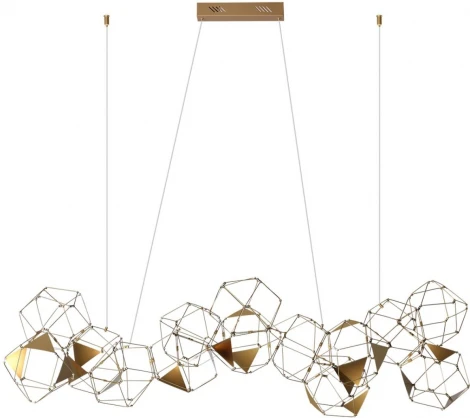 Подвесная люстра Odeon Light Trellis 5086/64L античная бронза/металл LED 64W 4000K 3800Лм (220V, на тросе)