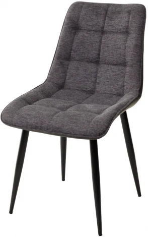Стул CHIC 1983-18 графитовый меланж/ RU-08 антрацит/ черный каркас