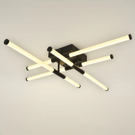 Потолочная люстра на штанге светодиодная с пультом ЭРА Fliss CLL-1-72-RC BK