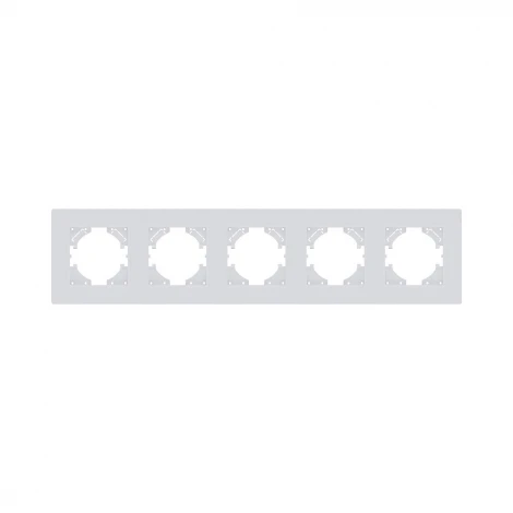 Рамка 5-постовая белый матовый Kollinger Eleganz Plex EP5WM
