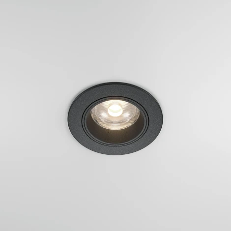 Встраиваемый светильник светодиодный Maytoni Focus Led DL125-L12-4K-B (220V, круглые)