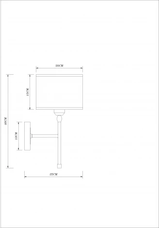 Бра Arte Lamp Jamie A4090AP-1BK