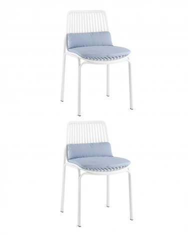 Стул Louran с подушкой белый 2 шт. Stool Group УТ000042569