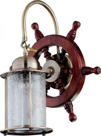 Бра N-Light 828 828-01-01 красное дерево+бронза