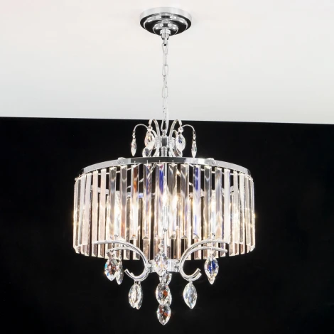 Подвесная люстра Citilux Инга CL335161 (220V, подвески, на цепи, круглые)