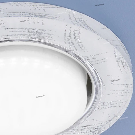 Встраиваемый точечный светильник Elektrostandard 1062 GX53 WH/SL белый/серебро