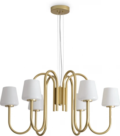 Подвесная люстра Freya Jade FR2039PL-06G (220V, на тросе)