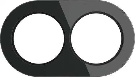 Рамка на 2 поста (Черный) Werkel W0025108 (a051629)