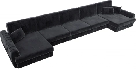 Диван П-образный Лига-057 НПБ МегаЛонг Лига Диванов (Велюр) арт.129365