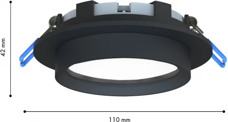 Потолочный светильник встраиваемый Favourite Umbra 4671-1U (220V, круглые, IP44)