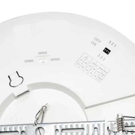 Потолочный светильник встраиваемый Sonex Nebula White 7790/24L пластик/белый LED 24Вт 3000/4000/6500К D300 IP44 CCT/датчик движения