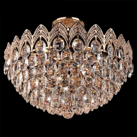 Потолочная люстра Eurosvet 3649 3649/6 золото / прозрачный хрусталь