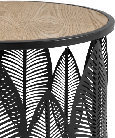 Журнальный столик Stool Group Вальд черный УТ000035345