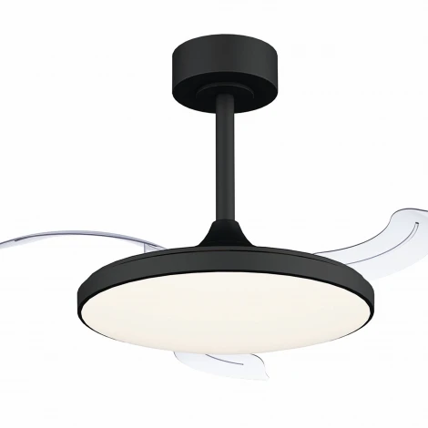 Потолочная светодиодная люстра с вентилятором и пультом Mantra Slim Fan 9056