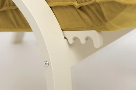 Кресло-трансформер Leset Левада (Фанера,Березовый шпон,Металл,Велюр/Желтый) арт.2500000117220