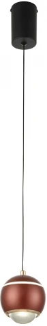 Подвесной светильник Crystal Lux CARO SP LED RED (220V, на проводе, шар)