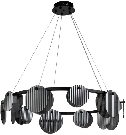 Подвесной светильник светодиодный Stilfort Relux 4008/02/10P (220V, пульт управления, на тросе, круглые)