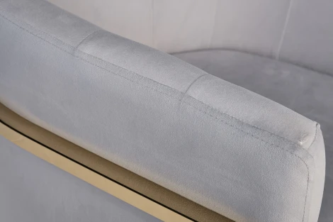 Кресло Garda Decor 30C-DX-2010-1 LBG (Золото/Серо-голубой)