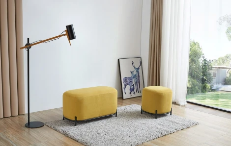 Пуф ESF SOFA 03-4080 желтый HE507-14