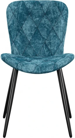 Стул DikLine 303 M19 бирюза, ножки черные арт.00-00073898