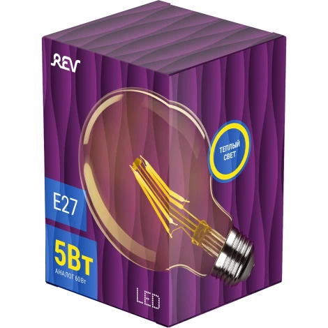 Лампочка светодиодная филаментная REV 32433 1