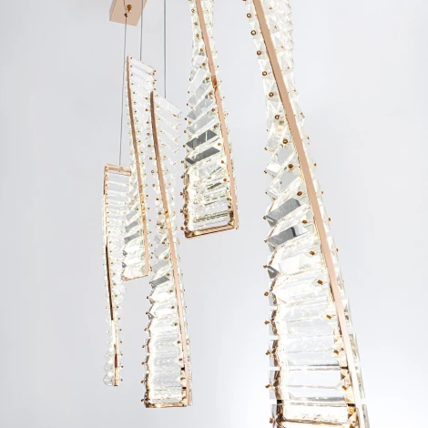 Подвесной светильник светодиодный хрустальный Modelux MODESTYLE MS.88910.5 GD