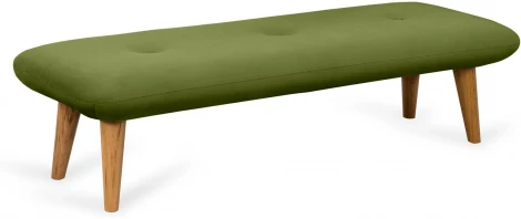 Банкетка Loa ОГОГО (арт.631213), (Велюр/Зеленый)