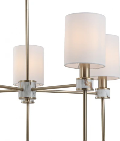 Потолочная люстра на штанге (13035/5R Brass) Indigo Poesia V000577 (220V)