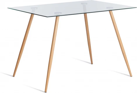 Стол SOPHIA (mod. 5003) Tetchair (Металл,Стекло/Светлое дерево) арт. 21343