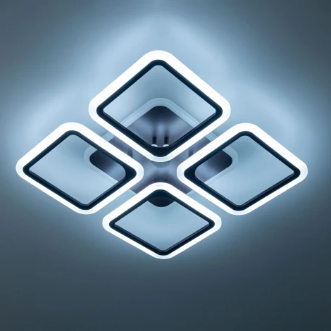 Потолочная люстра RGB Citilux Марсель CL232A145E (LED, 220V, голосовое управление, пульт управления, управление смартфоном, умный дом - Алиса)