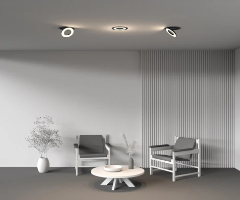 Встраиваемый светильник Maytoni Vector DL102-12W3K-B (LED, 220V, круглые)