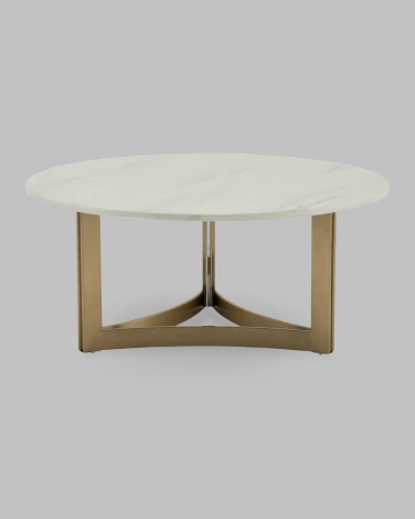 Журнальный столик Кассия 90*90 см светлая керамика Stool Group арт.УТ000041498