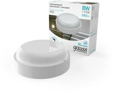 Настенно-потолочный светильник Gauss Elementary 126411208-S