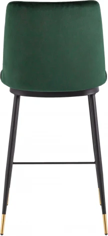 Стул полубарный Stool Group Мелисса велюр зеленый УТ000035753