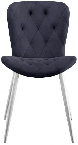 Стул DikLine 303 B28 ANTRACITE, ножки белые