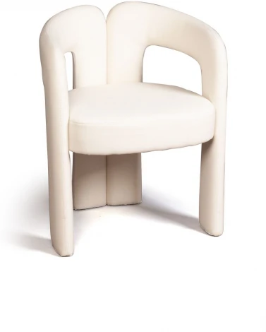 Полукресло Top Concept Angie, ткань, велюр молочный