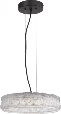 Подвесной светильник ST Luce Antike SL6143.403.01 черный/прозрачный LED 1*15W 4000K (220V, на тросе, круглые)