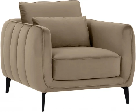 Кресло Amsterdam ОГОГО (арт.698455), (Ткань/Светло-коричневый)