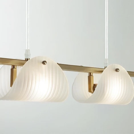 Подвесной светильник Lumion Fioro 6571/4C медный/белый/металл/стекло E14 4*60W 220V (на проводе)